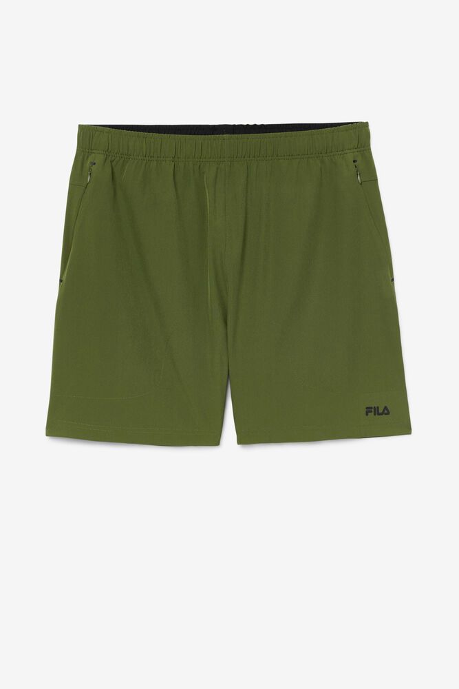 Fila Finula Olive Shorts Mens - NZ 74126-YJSC